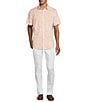 Color:White Beige - Image 3 - Big & Tall Taser Floral Print Short Sleeve Woven Shirt