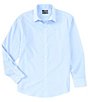 Color:Light Blue - Image 1 - Big & Tall Wardrobe Essentials Solid Long-Sleeve Woven Shirt
