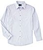 Color:Light Grey - Image 1 - Big & Tall Wardrobe Essentials Solid Long-Sleeve Woven Shirt