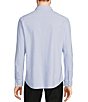 Color:Blue - Image 2 - Collezione Canclini Slim-Fit Herringbone Long-Sleeve Techno Woven Shirt