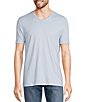Color:Light Peri - Image 1 - Liquid Luxury Solid Short-Sleeve V-Neck T-Shirt