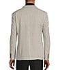 Color:White - Image 3 - Verdant Vibes Collection Slim-Fit Geo Floral Knit Blazer