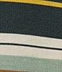 Color:Black - Image 4 - Verdant Vibes Collection Stripe Quarter Zip Polo Sweater