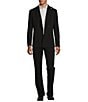 Color:Black - Image 3 - Wanderin West Collection Slim-Fit Double-Breasted Knit Suit Separates Jacket