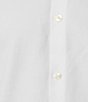 Color:White - Image 4 - Wardrobe Essentials Slim Fit Solid Stretch Twill Long Sleeve Woven Shirt