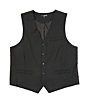 Color:Black - Image 5 - Wardrobe Essentials Suit Separates Twill Vest