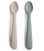 Color:Cambridge Blue/Shifting Sand - Image 1 - Silicone Spoon 2-Pack