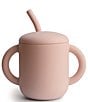 Color:Blush - Image 1 - Silicone Training Cup + Straw