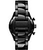 Color:Black - Image 3 - Men's Airhawk Chronograph Black Stainless Steel Bracelet Watch