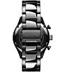 Color:Grey - Image 3 - Men's Airhawk Chronograph Gunmetal Stainless Steel Bracelet Watch