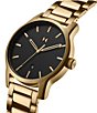 Color:Gold - Image 3 - Men's Classic II Analog Gold Stainless Steel Bracelet Watch