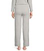 Color:Dove Grey - Image 2 - N by Natori Aura Heather Ribbed Knit Coordinating Lounge Pants