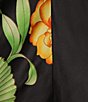 Color:Black Multi - Image 3 - N by Natori Satin Floral Print Sleeveless V-Neck Coordinating Nightgown