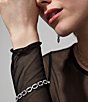 Color:Silver - Image 2 - Crystal Gwen Link Line Bracelet