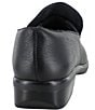 Color:Soft Black Leather - Image 2 - Bentu Leather Bit Buckle Loafers