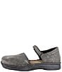Color:Grey Marble Suede - Image 4 - Catania Suede Mary Jane Flats
