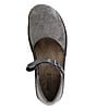 Color:Grey Marble Suede - Image 6 - Catania Suede Mary Jane Flats