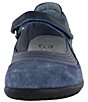 Color:Polar Sea Leather/Midnight Blue Suede/Soft Ink Lea - Image 5 - Kirei Mixed Leather Mary Jane Flats