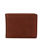 Color:Chestnut - Image 1 - Nash Amalfi Double Billfold Leather Wallet