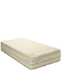 Color:Natural - Image 1 - Organic Cotton Allergy and Bed Bug Proof 9#double; Mattress Cover