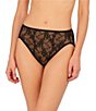 Color:Black/Cafe/Rose Beige - Image 2 - Bliss Allure One-Size Lace French-Cut Brief 3-Pack