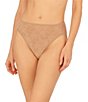 Color:Black/Cafe/Rose Beige - Image 3 - Bliss Allure One-Size Lace French-Cut Brief 3-Pack