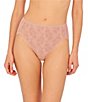 Color:Black/Cafe/Rose Beige - Image 4 - Bliss Allure One-Size Lace French-Cut Brief 3-Pack