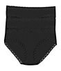 Color:Black - Image 1 - Bliss Girl Lace Trim Brief Panty 3-Pack