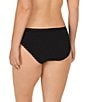 Color:Black - Image 3 - Bliss Girl Lace Trim Brief Panty 3-Pack