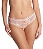 Color:Seashell - Image 1 - Feathers Low Rise Hipster Lace Panty
