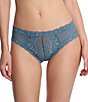 Color:Poolside - Image 1 - Feathers Low Rise Hipster Lace Panty