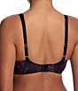 Color:Charm Print - Image 2 - Pure Luxe Floral Print Seamless Full-Busted Underwire U-Back Contour T-Shirt Bra