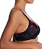 Color:Charm Print - Image 3 - Pure Luxe Floral Print Seamless Full-Busted Underwire U-Back Contour T-Shirt Bra