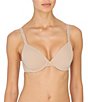 Color:Cafe - Image 1 - Pure Luxe Seamless Full-Busted Underwire U-Back Contour T-Shirt Bra