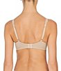 Color:Cafe - Image 2 - Pure Luxe Seamless Full-Busted Underwire U-Back Contour T-Shirt Bra