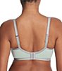 Color:Morning Dew/Smokey - Image 3 - Yogi Seamless Convertible U-Back to Racerback Full-Busted Contour Underwire Sports Bra