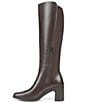 Color:Oxford Brown - Image 5 - Axel 2 Weatherproof Leather Block Heel Tall Boots