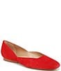 Color:Crantini Red - Image 1 - Cody Suede Casual Ballet Flats