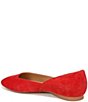 Color:Crantini Red - Image 4 - Cody Suede Casual Ballet Flats