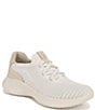 Color:Porcelain - Image 1 - Emerge Knit Lace-Up Walking Sneakers