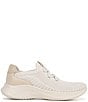 Color:Porcelain - Image 2 - Emerge Knit Lace-Up Walking Sneakers