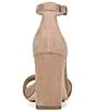 Color:Gingersnap Suede - Image 3 - Joy Ankle Strap Suede Square Toe Dress Sandals
