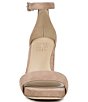 Color:Gingersnap Suede - Image 6 - Joy Ankle Strap Suede Square Toe Dress Sandals