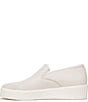 Color:Warm White - Image 5 - Marianne 3.0 Leather Platform Slip-On Sneakers