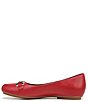 Color:Crimson Red - Image 5 - Maxwell Chain Bit Leather Casual Ballet Flats