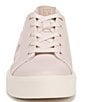 Color:Linen Rose Warm Fawn Beige - Image 6 - Morrison Leather Logo Platform Sneakers