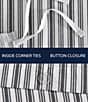 Color:Charcoal - Image 5 - Coleridge Striped Cotton Percale Duvet Cover