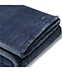 Color:Navy - Image 2 - Ultra Soft Plush Bed Blanket