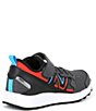 Color:Magnet/Neo Flame/Vibrant Sky - Image 2 - Boys' 650 Fresh Foam V1 Running Shoes (Youth)