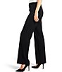 Color:Black Onyx - Image 4 - Avenue Woven Straight Wide-Leg Side Zip Pants